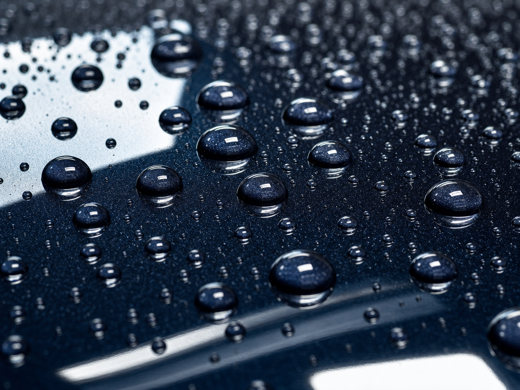 Powłoka ceramiczna — efekt hydrofobowy na lakierze
